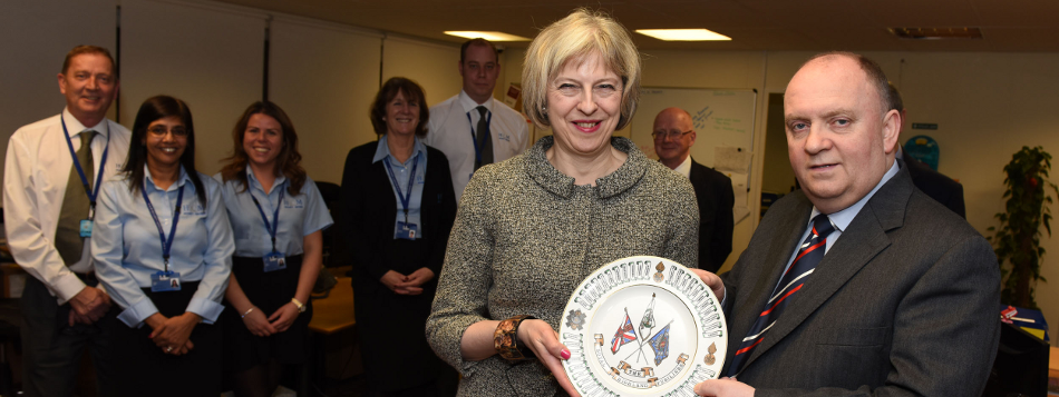 H&M Security Visit from Home Secretary Theresa May